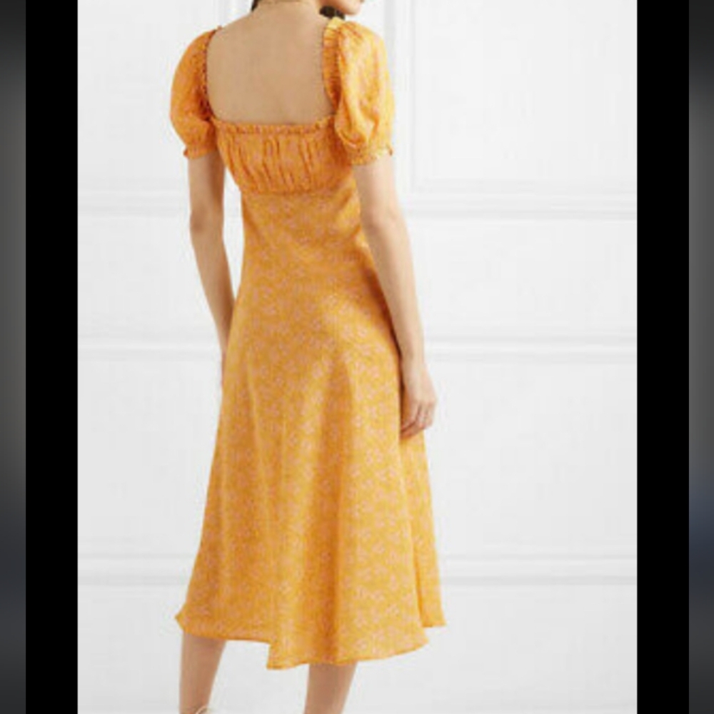 Rixo Tammy Silk Midi Dress - Picture 12 of 12